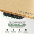 thumbnail image 5 of Rise Up 48x30” Bamboo  Solid Top Electric Standing Desk | One-Piece Memory Desktop Dual Motor Adjustable Height Desk 24–49” Ergonomic Sit Stand Workstation, 5 of 9