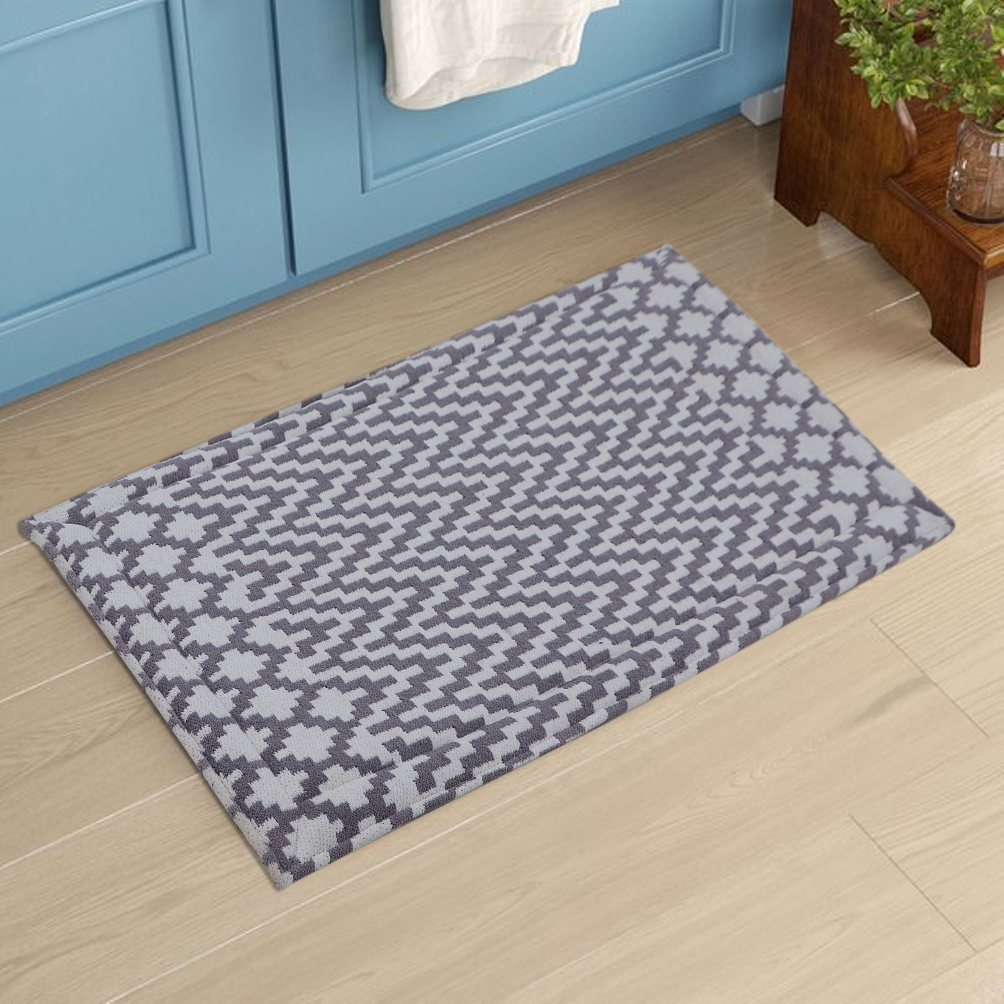 Rugsmith Cream Machine Woven Lobo Anti-Fatigue Kitchen Mat, 20" x 36"
