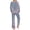 Blue, variant on Tnhcen 2 Pieces Women's Comfort Gradient Printed Casual Top Pants Pajamas Set Homewear S-3XL