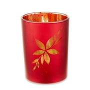 My Texas House Small Glass Votive, Red, 4.13"