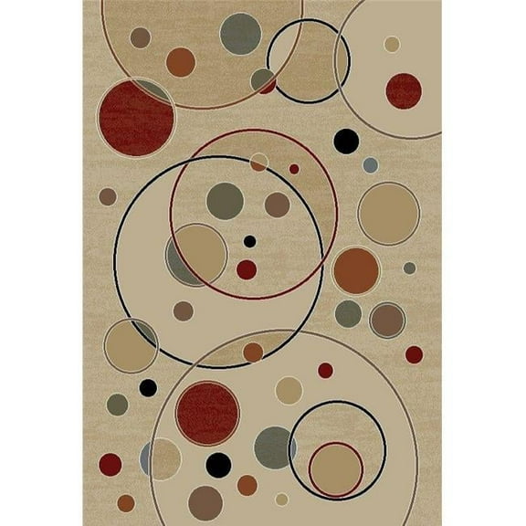 Concord Global 44227 7 ft. 10 in. x 9 ft. 10 in. Jewel Baloons - Ivory