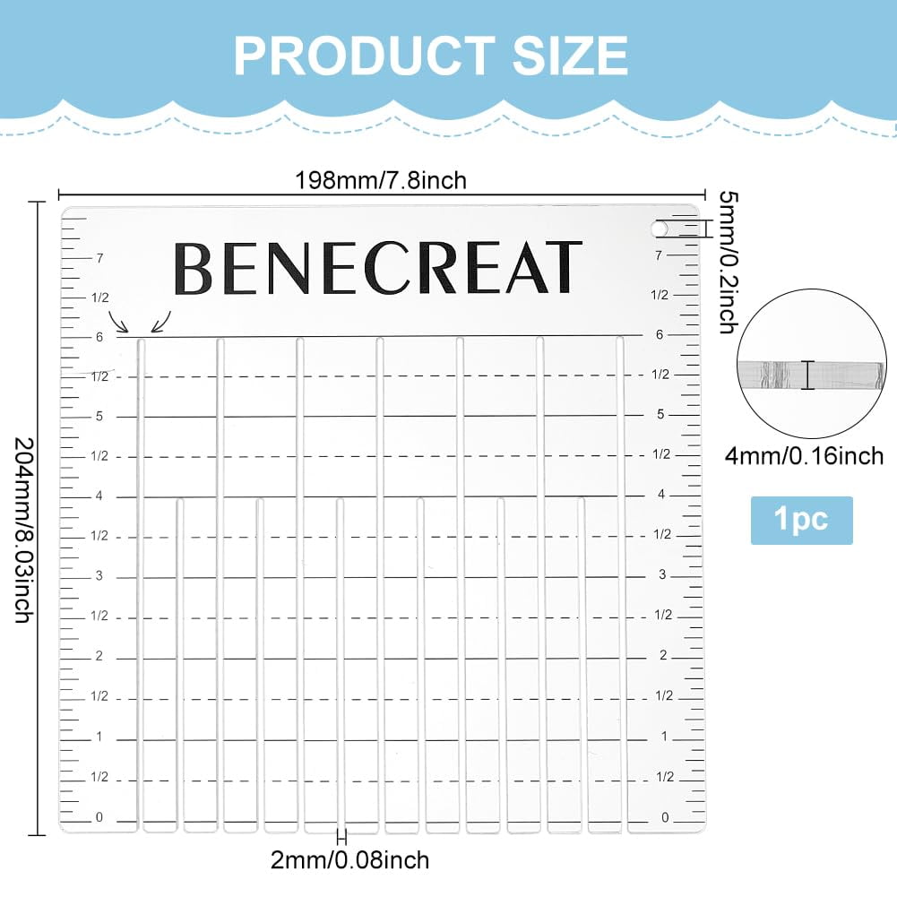 Fleece Tie Blanket Template - DIY No-Sew Blanket Making Tool With Ruler Guide