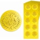 thumbnail image 1 of Pegatinas autoadhesivas doradas con relieve "Sello Leo", 1,4 pulgadas, 150 unidades, 1 of 9