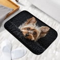 thumbnail image 3 of 1pc Yorkshire Terrier Absorbent Non-Slip Bathroom Thickened Flannel Rug Decor,Soft,Quick Drying,Suitable For Indoor/outdoor Use,Bathrooms,Bedrooms,Kitchens,Terrace,Laundry Rooms,16"x24", 3 of 9