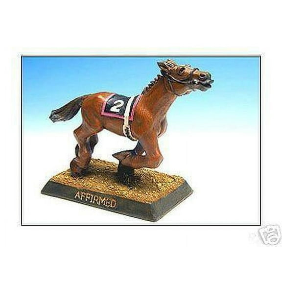 Affirmed  Horse Racing Set of 3 (Thoroughbred Legends) Bobblehead