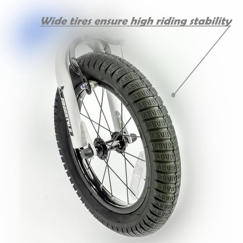 Vélo enfant RoyalBaby Freestyle 14 pouces pour fille et garçon, couleur bleue, avec frein à rétropédalage et frein à étrier