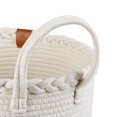 thumbnail image 3 of HOMETRENDS  Corbeille de stockage en corde de coton avec poignées, 3 of 5