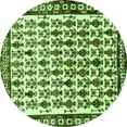 thumbnail image 1 of Ahgly Company Indoor Round Persian Green Traditional Area Rugs, 8' Round, 1 of 1