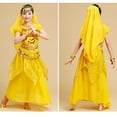 thumbnail image 5 of oqasdz Popular Girls Outfits Set For Outdoor Stage Performances Belly Dance Comfortable Elastic Fabric Clothes Set/5-6 Years, 5 of 5