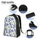 thumbnail image 5 of Balery Blue Flax Flowers Mochila - Mochila Estilosa y Duradera para Laptop de 15 Pulgadas con Tela Oxford Impermeable, 5 of 8