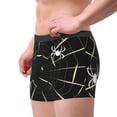 thumbnail image 2 of Logiee Spiders On The Web Print Mens Boxer Briefs,Boxer Briefs for Men,Breathable Stretch Underwear,Boys Boxer Briefs-Medium, 2 of 5