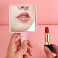 thumbnail image 3 of Miroir Carré avec Poignée Accessoires de Maquillage Beauté Miroir à Main Coiffeuse, 3 of 7