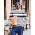 thumbnail image 4 of COOFANDY Mens Crew Neck Sweaters Long Sleeve Lightweight Knit Dress Pullover Sweaters, 4 of 6