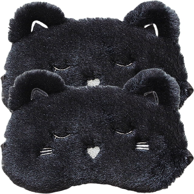 2Pcs Daily Use Sleep Mask Multi-function Cartoon Eye Cover Household Eye Patch Sleeping Supply