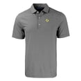 thumbnail image 2 of Men's Cutter & Buck  Black/White Cal Poly Mustangs Big & Tall Forge Eco Double Stripe Stretch Recycled Polo, 2 of 3