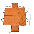 thumbnail image 4 of Unique Bargains 1 Pc Durable Double Layer Pet Car Seat Cover for Dog Cat Orange, 4 of 6