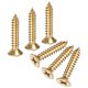 thumbnail image 1 of Uxcell Paquete de 25 Tornillos de Madera, M5 x 25mm Cabeza Plana Phillips de Latón, 1 of 6