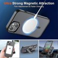 thumbnail image 5 of Magnetic for iPhone 15plus Case (Compatible with MagSafe) ( Military Grade Drop Protection) Slim Translucent Matte Shockproof with Anti-Fingerprint Ph, 5 of 5
