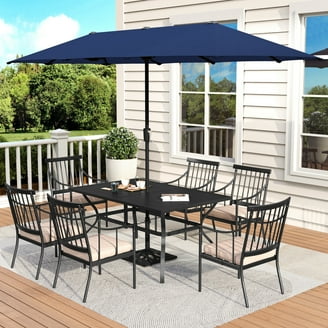 adjustable patio umbrella Amazon.com : MPL Shade 9' X 12' Cantilever Patio Umbrella Rectangular  Outdoor Large Offset Umbrellas with 7 Tilts Adjustable 360Rotation for  Deck Pool Garden Backyard, Beige : Patio, Lawn & Garden