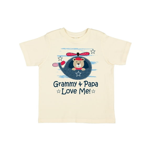 Inktastic Grammy and Papa Love Me Boys Toddler T-Shirt