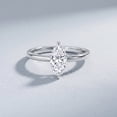 thumbnail image 3 of Rosec Jewels IGI Certified Lab Grown Diamond Marquise Engagement Ring for Women - 1 Carat - E-VS1 Grade - with Jewelry Box, 925 Sterling Silver, US 4.00, 3 of 7