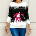 thumbnail image 4 of Youkk Pull Confortable pour Femmes, Tissu Doux et Confortable, Col Rond et Poignets Côtelés. Sweats B m, 4 of 6