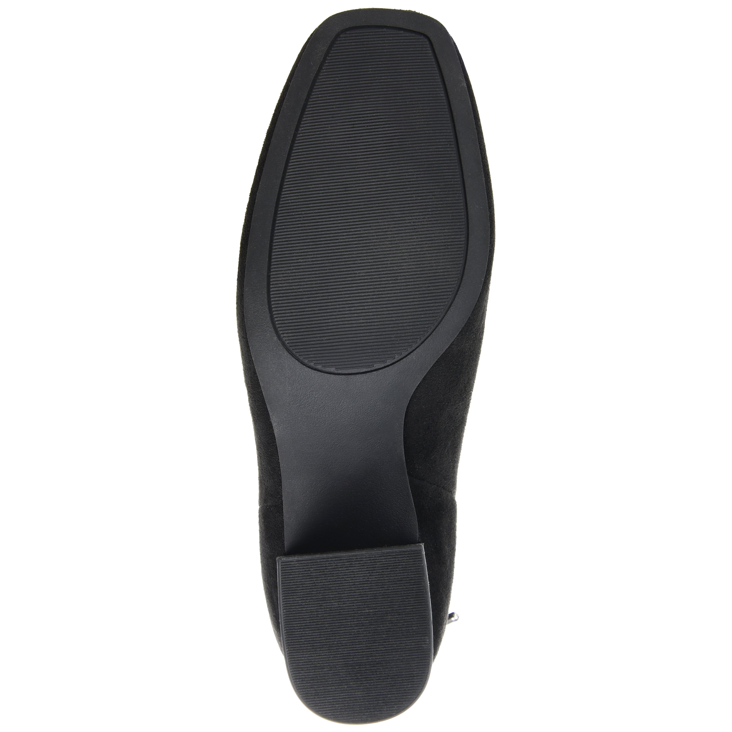 Journee Womens Audrina Back Heel Zip Stacked Heel Booties