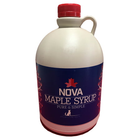 Nova Maple Syrup - Pure Grade-A Maple Syrup (Half (Best Maple Tree For Syrup)