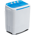 thumbnail image 1 of TABU Machine à Laver Portable 16,5lbs, Combo Électrique à Double Cuve Lavage&Essorage, Laveuse Semi-Automatique, Bleu, 1 of 8