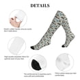 thumbnail image 5 of Lsque Transport Train Pattern Sport Compression Socks for Men & Women 15-20 mmHg Knee High Nurse Pregnant Running Medical and Travel Athletic, 5 of 6