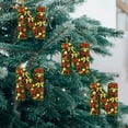 thumbnail image 3 of Christmas Tree Ornaments 2D Acrylic Monogram Pendants With Santa Hat 26 Letters For DIY Crafts And Home Decor, 3 of 5