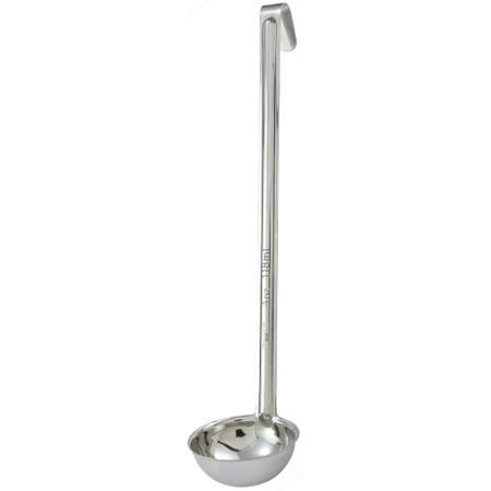 Winco Stainless Steel Ladle, 8-Ounce