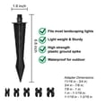 thumbnail image 4 of Mainstays Solar Landscape Light  Replacement Stake, 2-Pack, 4 of 7