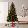 thumbnail image 4 of Lsque Pikmin Print Christmas Tree Skirt with Ties and Velcro,Xmas Holiday Decorations, Adjustable Tree Skirt-30", 4 of 6