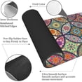 thumbnail image 4 of Pretty Mandala Ceramic Rainbow Mouse Pad XL Extended Mouse Mat, Non Slip Rubber Base Stitched Edge Gaming Pc Large Mice Pad 31.5 X 11.8 Inch, 4 of 6
