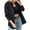 Black, variant on Jacenvly Jackets for Women Casual 2024 Solid Shacket Jacket Soft Comfort Long Sleeve Cardigan Lapels Button up Outerwear Loose Cozy Thigh Length Blouse