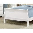 thumbnail image 2 of Traditional White Finish 1pc Twin Size Sleigh Bed Classic Louis Philippe Styling Bedroom Furniture, 2 of 4