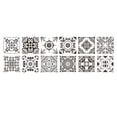 thumbnail image 2 of 12 Uds plantillas de dibujo de moda arte artesanal herramienta hecha a mano reutilizada plantilla de plantilla de Mandala de pintura para proyectos estilo A perfecl Plantillas de mandalas, 2 of 7