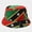 E2, variant on Flag Bucket Hat|Caribbean Flag Sun Hat| Reversible Flag Fishing Hat| Travel Outdoor Unisex Cap for Carnival