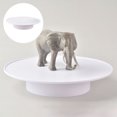 thumbnail image 2 of 360 degree Electric Rotating Display Turntable Low Noise Display Holder USB Charging White, 2 of 7
