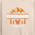 thumbnail image 3 of Mickey & Friends - Outdoor Vibes - Women's Lightweight French Terry Long Sleeve Shirt, 3 of 5