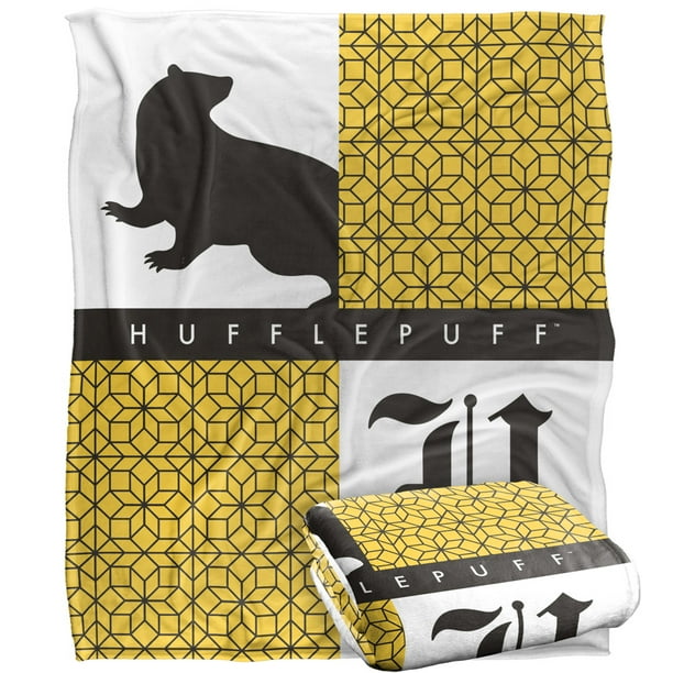 Harry Potter Blanket, 50"x60" Harry Potter House Pride Hufflepuff Silky