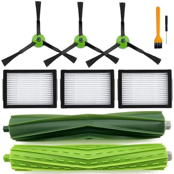 Replacement Parts Accessories for iRobot Roomba i3 i3  i7 i7  i4  i5 i5  j5 j5  i6 i6  i8 i8  i2 J7 E5 E6 E7 I&J&E Series Vacuum Cleaner,1 Roller Brushes,3 Filters,3 Side Brushes