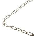 thumbnail image 3 of Silver Tone Narrow Cable Chain Choker Necklace Womens Adult Fashion, 3 of 4