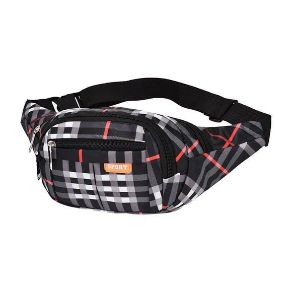 Large Fanny Packs, Adjustable Belt Casual Bag, Water Resistant Waist Bag For Outdoor Running Cycling Sports Travel Hiking Camping Fishing, Fashionable Crossbody Belt Bags