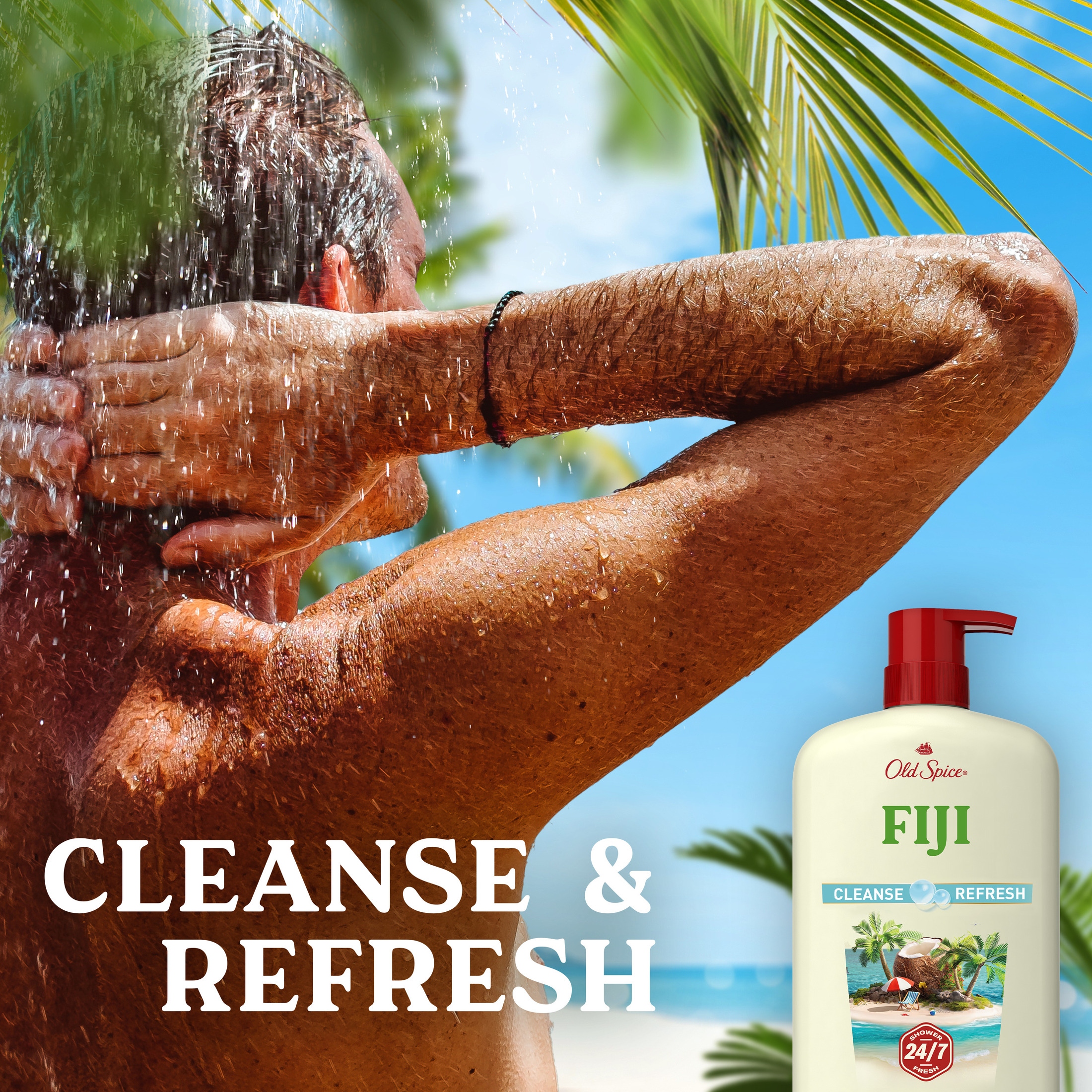 Old Spice Fiji Body Wash for Men, 30 fl oz photo 5