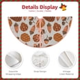 thumbnail image 3 of KLL Christmas Tree Skirt,Party Decorations Farmhouse for Christmas Decorations Holiday Party 30" -Pinecone Autumn Pattern, 3 of 6