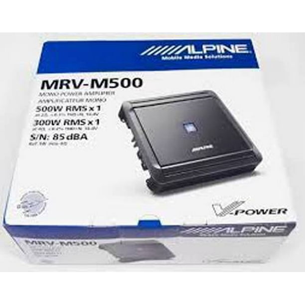 Alpine MRVM500 Mono subwoofer amplifier 500 W RMSx1 at 2 ohms