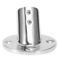 thumbnail image 2 of Base De Tubo Redondo De 45 Grados Accesorio De Barandilla De Pasamanos Hardware Para Barcos Marinos De Acero Inoxidable 316 Pulido Con Espejo A Prueba De Herrumbre Durable Fácil, 2 of 7