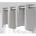 thumbnail image 2 of Warm Home Designs Scalloped Silver Valance. N Silver Scalloped Valance, 2 of 5